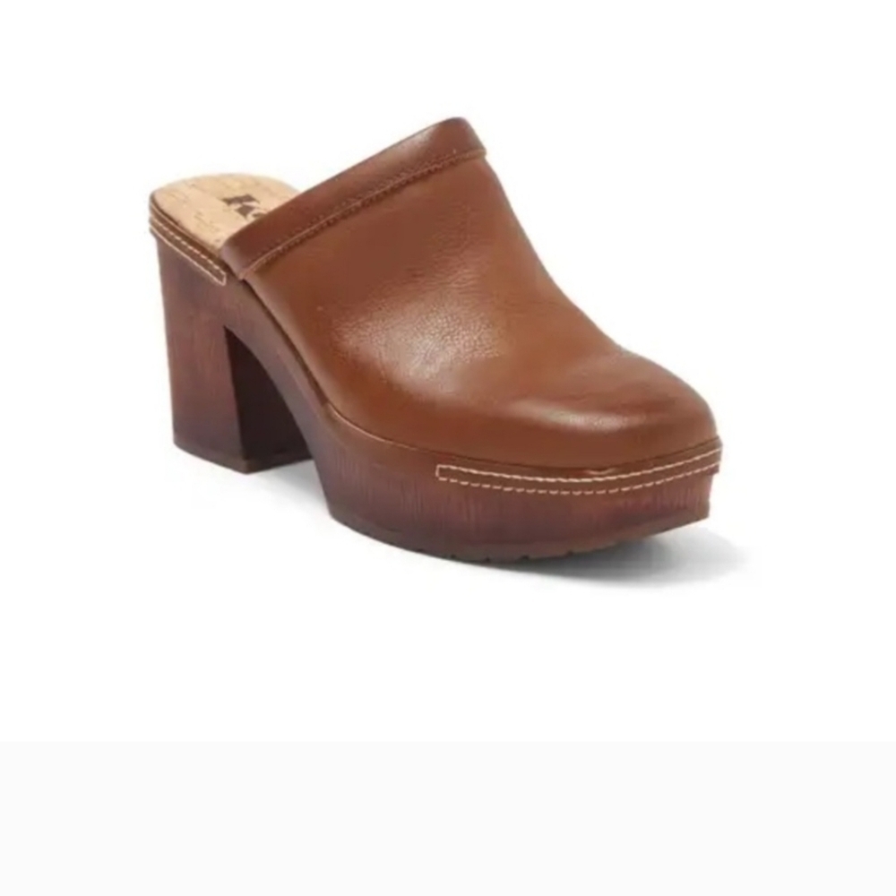 Korks Lori Slip-On Platform Heel Clog Size 10 - image 1